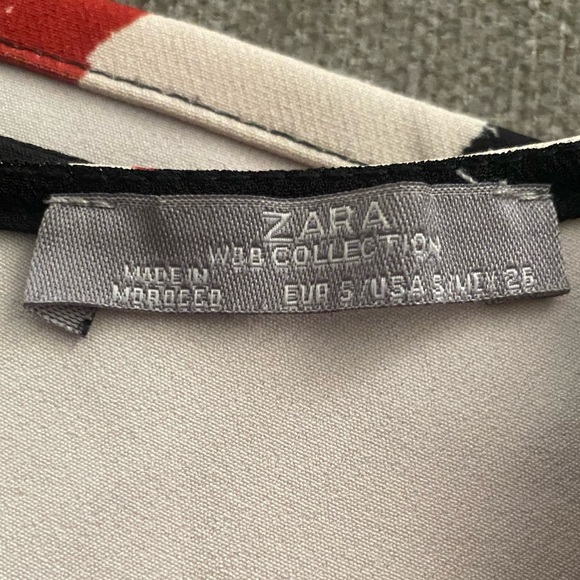 Zara elastic waist hight rise jeans - Picture 6 of 8